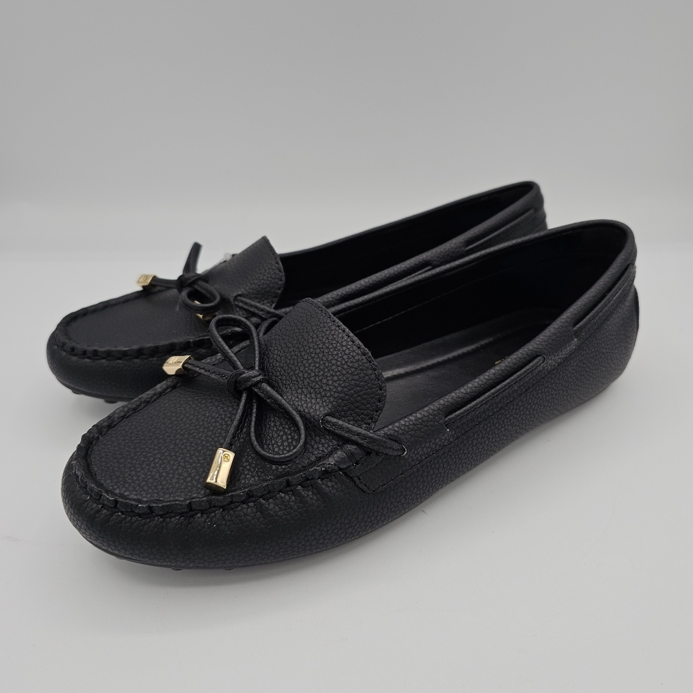 Michael Kors, Black Leather Loafers